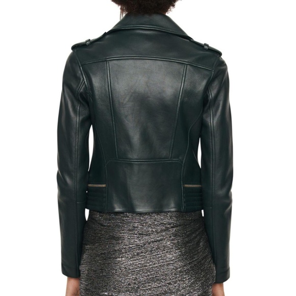 Leather MAJE jacket - Picture 2 of 6